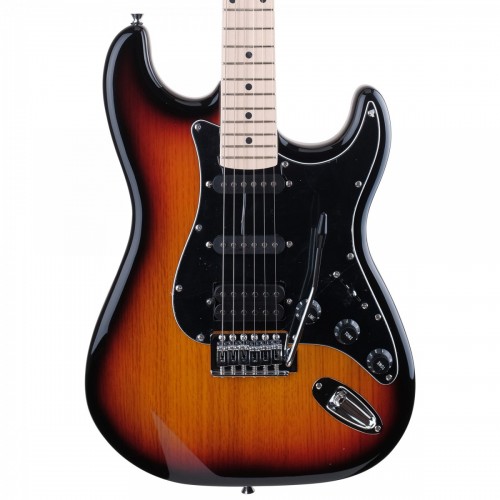 Madison MEG-3TS Sunburst Elektro Gitar (H-S-S) Kılıf, Jack Kablosu ve Pena Hediyeli