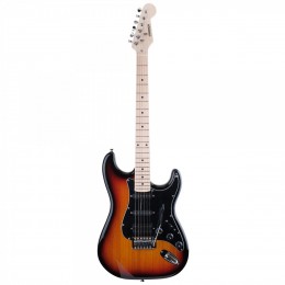 Madison MEG-3TS Sunburst Elektro Gitar (H-S-S) Kılıf, Jack Kablosu ve Pena Hediyeli