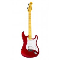 New Orleans NHS9720 HSS Metallic Red (Kırmızı) Elektro Gitar Kılıf Jack Kablosu ve Pena Hediyeli