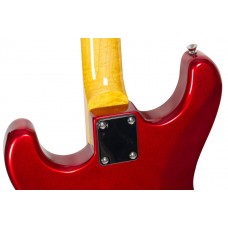 New Orleans NHS9720 HSS Metallic Red (Kırmızı) Elektro Gitar Kılıf Jack Kablosu ve Pena Hediyeli