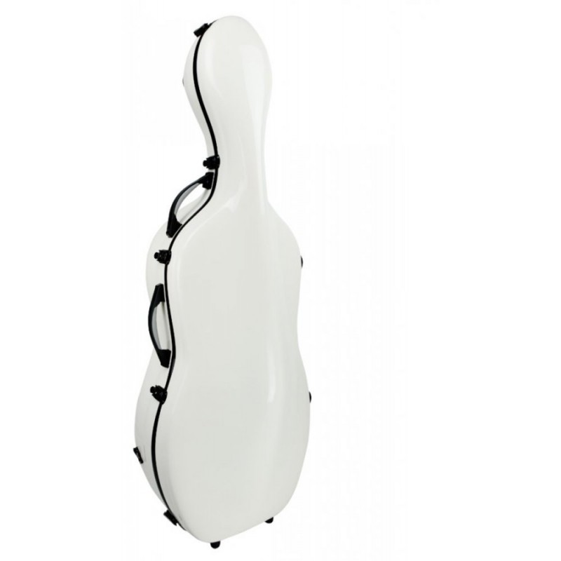 Carlovy G1012C-WH#12  Beyaz Fiberglass Çello Kutusu